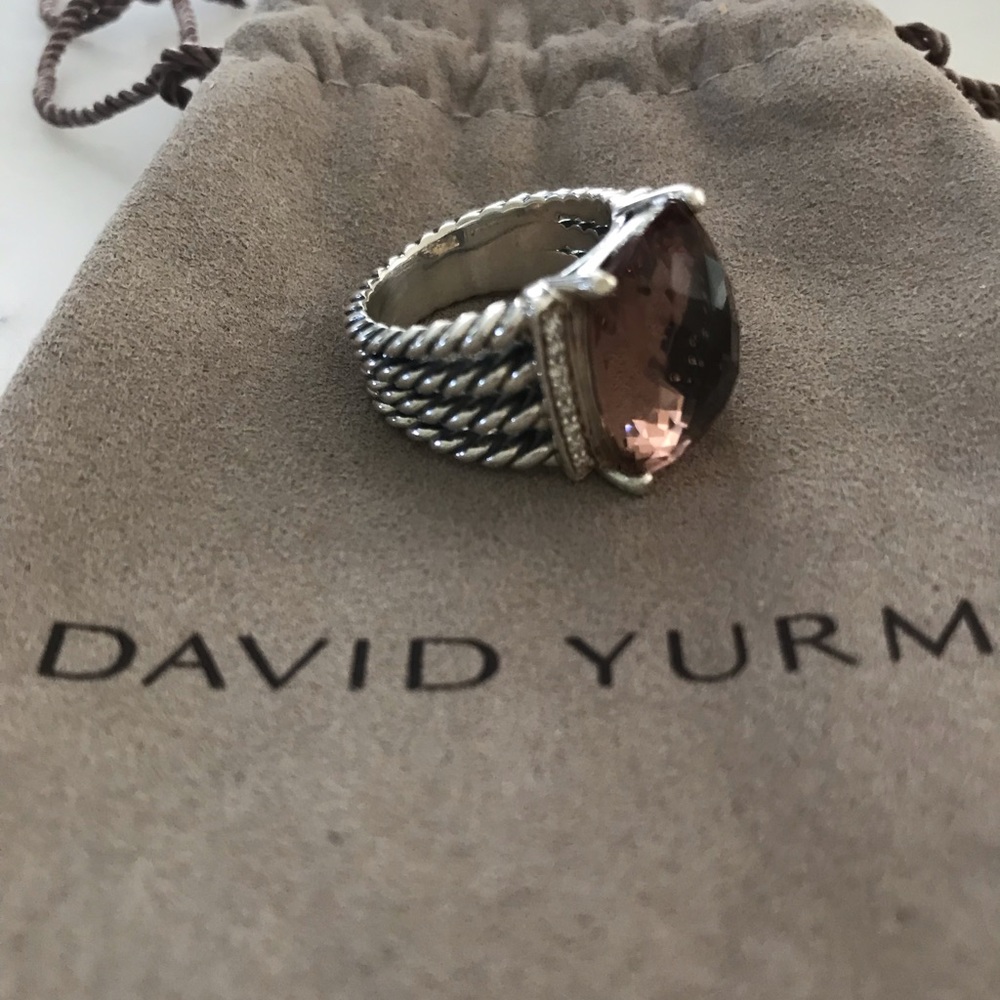 ♥️SALE♥️David Yurman Morganite Wheaton Ring.